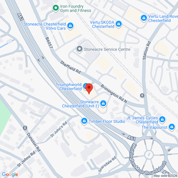 Map of Stoneacre Chesterfield located in Brimington Road North
 Whittington Moor CHESTERFIELD, S41 9AJ