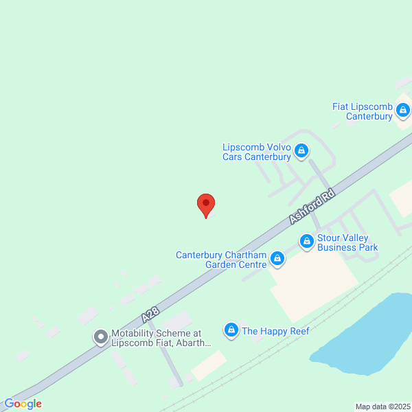 Map of Lipscomb Canterbury located in Nordic House,  Ashford Road
 Chartham CANTERBURY, CT4 7HH