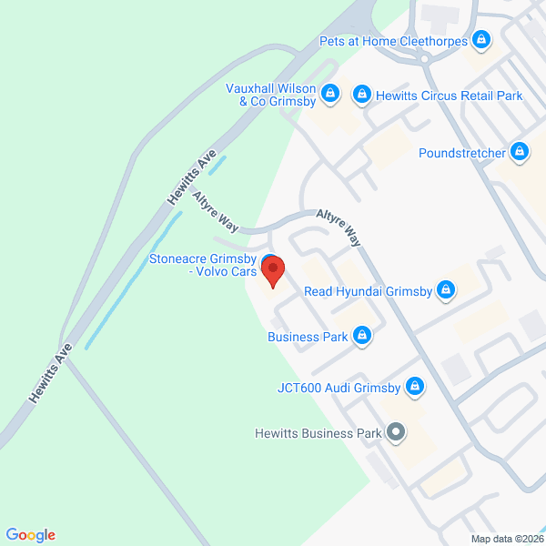 Map of Stoneacre Grimsby located in Altyre Way
 Hewitts Avenue Business Park GRIMSBY, DN36 4RJ