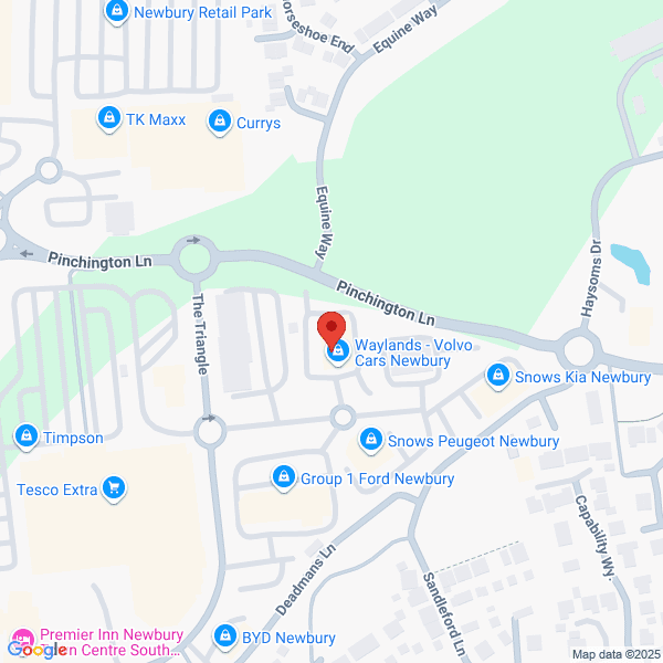 Map of Waylands Newbury located in Pinchington Ln NEWBURY, RG14 7HT