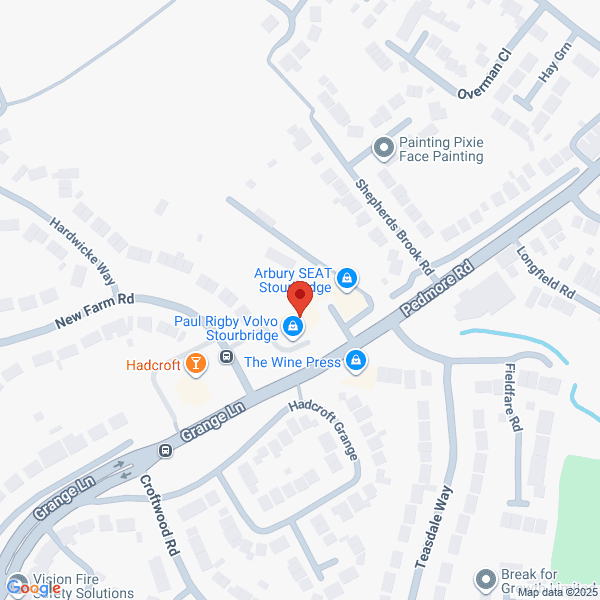Map of Paul Rigby Stourbridge located in Stourbridge Estate
 Grange Lane STOURBRIDGE, DY9 7HH