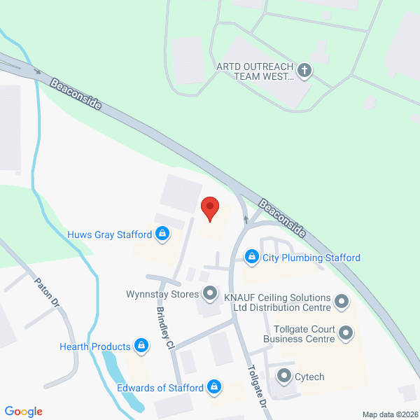 Map of Paul Rigby Stafford located in Paul Rigby Stafford
 Tollgate Drive Stafford, ST16 3HS